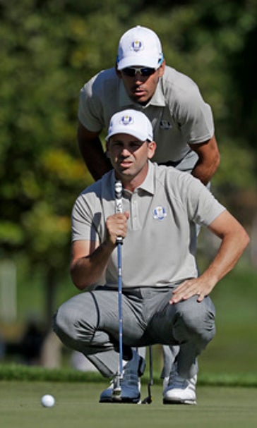 Garcia, Cabrera Bello help put Europeans back in Ryder Cup